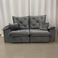 Sofá retrátil e Reclinavel Porto madero Roma plus 2,30  