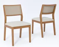 Mesa Alegra 160x80 Laminada  + 6 cadeiras oiti natuame - Foto 4