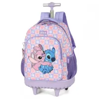Kit Mochilete e estojo original Stitch Rosa - Foto 2
