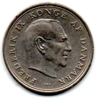 Dinamarca - 1964 - 1 Krone - MBC - Foto 2