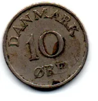 Dinamarca - 1956 - 10 Ore - BC - Foto 2