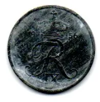 Dinamarca - 1956 - 1 Ore - R
