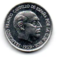 Espanha - 1959 - 10 Centimos