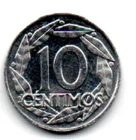 Espanha - 1959 - 10 Centimos - Foto 2