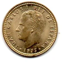 Espanha - 1977 (Data Dentro das Estrelas) - 1 Peseta - Foto 2