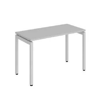 Mesa Reta 1000 Profundidade 600 Pé Metal Trave Smart 