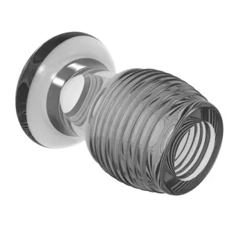 Plug Anal 8,1cm com Ranhuras em Alto Relevo e Túnel Interno Vazado - AP-067