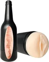 Masturbador Garrafa Formato Vagina ou ânus com Canal Interno Texturizado  - Foto 2