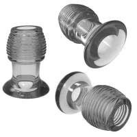 Plug Anal 9,5cm com Ranhuras em Alto Relevo e Túnel Interno Vazado – AP-068 - Foto 2