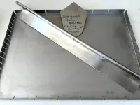 BID2070/126 - kit 2 Cortador de Barrinhas Bandeja Dentada + lâmina  p/POLENTA PALITO + tapioca, chocolate, brownie, bolos, barrinhas de cereais... - Foto 3