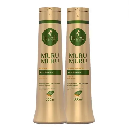 HASKELL MURUMURU  KIT PROMOCIONAL  SH 500 ML + COND 500 ML 