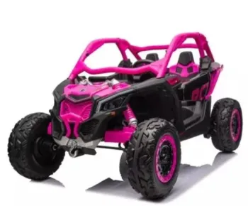 Carrinho Elétrico Infantil Maverick Can Am Utv 24v Cor Rosa 