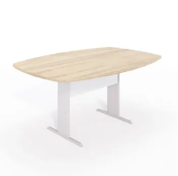 Mesa de Reunião Bote Pé Metal Lexus Smart