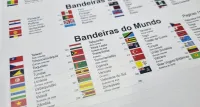 Etiquetas Adesivas das Bandeiras de 230 Países - Para colar no Coin Holder - Foto 4