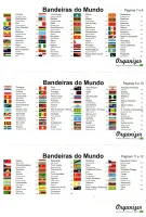 Etiquetas Adesivas das Bandeiras de 230 Países - Para colar no Coin Holder - Foto 2