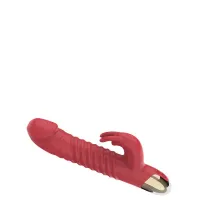 Vibrador Recarregável Vai e Vem com Estimulador Clitoriano Formato Coelho – GOOD VIBE TOYS  - Foto 2