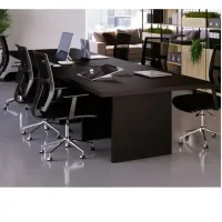 Mesa de Reunião Retangular 3650 Modular 40mm com Caixa para Tomadas Concept