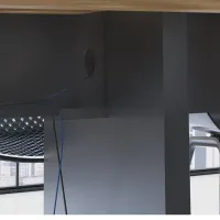Mesa de Reunião Retangular 3650 Modular 40mm com Caixa para Tomadas Concept - Foto 6