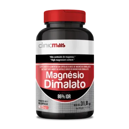 7464 - Cáp. SUPLEMENTO MAGNÉSIO MALATO  530mg – 60 cáp  Imagem