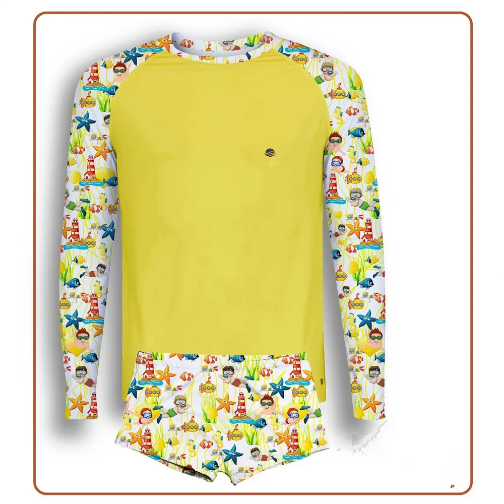 Kit Praia Yellow Fundo do Mar 