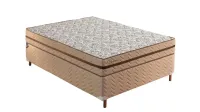 Bau Casal blindado + Colchão  Casal Molas Ensacadas Basic Paropas D80 24 cm altura ate 150 KG Oferta - Foto 5