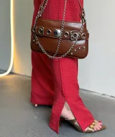 CONJUNTO BLUSA E CALÇA  AGNES  -  VERMELHO P - Foto 5