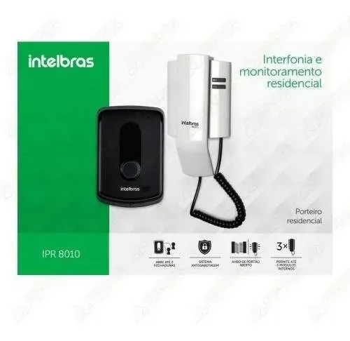 Porteiro eletrônico Residencial Intelbras IPR 8010 Imagem