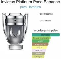 Perfume Invictus Platinum Paco Rabanne – Masculino – Eau de Parfum - 50ml - Foto 4