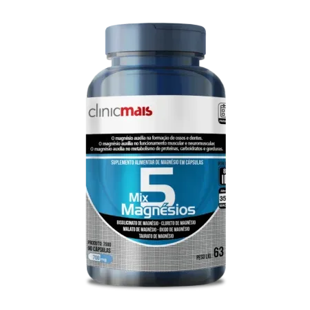 7500 - Cáp. MIX 5 MAGNÉSIOS 90 cáp     