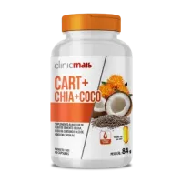 7501 - Cáp. ÓLEO DE CHIA, CÁRTAMO E COCO  60 cáp  