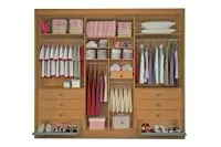 Guarda Roupa Casal Athos 6 Portas Ripado 100% Mdf D`doro Móveis - Cinamomo - Foto 2