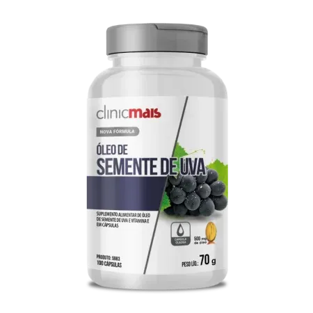 5983 - Cáp. ÓLEO DE SEMENTE DE UVA 500mg – 100 cáp. MS: 6.5330.0050 Imagem