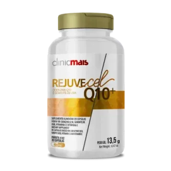 4142 - Cáp. REJUVECEL Q10+  (Coenzima Q10 + Semente de Uva) 450ng – 30 cap. 