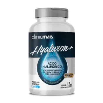 5551 - Cáp. HYALURON + ÁCIDO HIALURÔNICO 400mg – 30 cap  