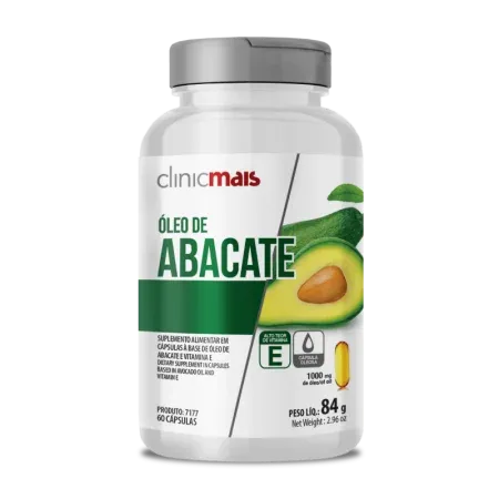7177 - Cáp. ÓLEO DE ABACATE (Óleo de Abacate + Vitamina E) – 1000mg – 60 cáp.  Imagem