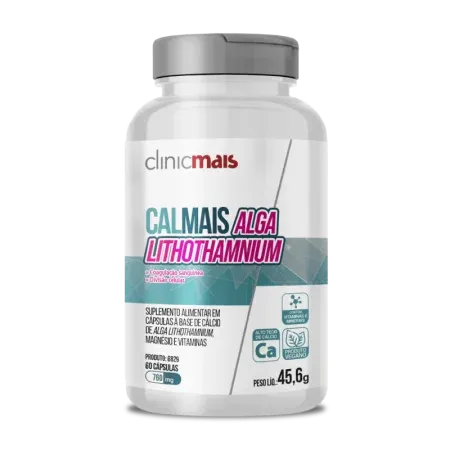 6829 - Cáp. CALMAIS  Alga Lithothamnium 760mg -  60 cáp. Imagem