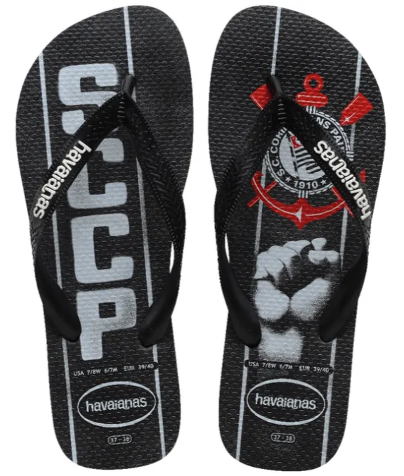 Havaianas Time Corinthians  Imagem