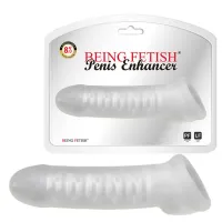 Capa Peniana G com Anel para o Escroto e Texturas Internas em Nódulos – BEING FETISH PENIS ENHANCER – CA-037