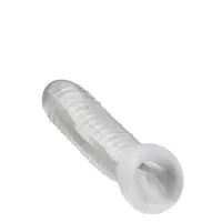 Capa Peniana G com Anel para o Escroto e Texturas Internas em Nódulos – BEING FETISH PENIS ENHANCER – CA-037 - Foto 4