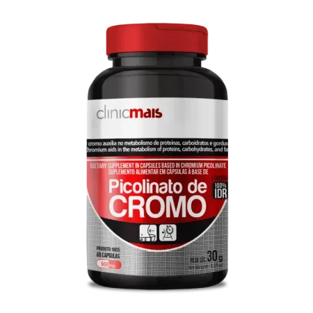 9835 - Cap. SUPLEMENTO PICOLINATO DE CROMO 60 cáp. Imagem