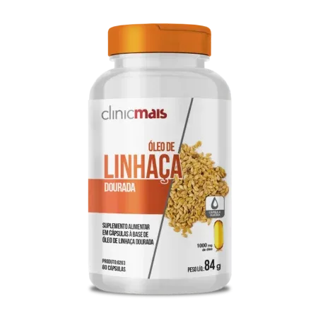 6263 - Cáp. ÓLEO DE LINHAÇA  1000mg – 60 cáp. 