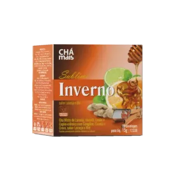 12336 - Sublime INVERNO (Resfrin)  Chá misto de laranja, limão, hortelã e capim-cidreira com cravo, canela e gengibre, s