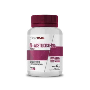 6806 - Cáp. N-ACETILCISTEÍNA NAC (N-Acetilcisteína e e Molibdênio) 750mg – 16 cap. 