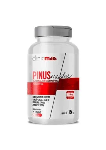 6820 - Cáp. PINUSMASTER (Cúrcuma e Pinho Maritímo) – 30 cáp.   Imagem
