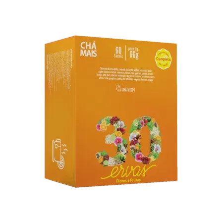4187 - Chá 30 ERVAS FLORES E FRUTAS – 60Sachês  
