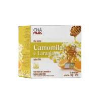 4282 - Chá de CAMOMILA E LARANJA Sabor Mel 10 Sachês