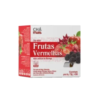 4280 - Chá FRUTAS VERMELHAS Sabor Morango