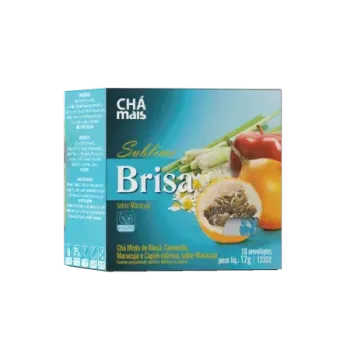 12322 - Sublime BRISA (Biorelax) Chá misto de maracujá, maçã, capim-limão e camomila, sabor Maracujá