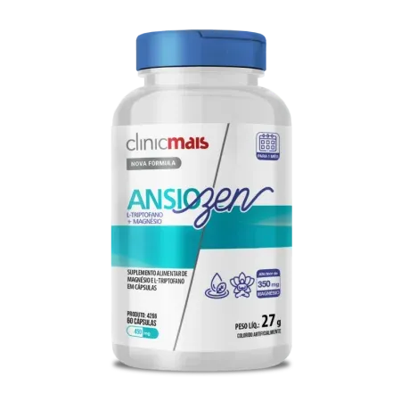 ANSIOZEN (L-Triptofano + Magnésio) 450mg – 60 cap.   