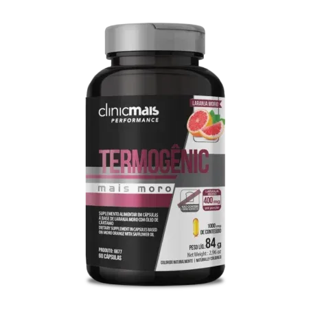 TERMOGÊNIC MAIS MORO – (Laranja Moro e Óleo de Cártamo) - 60cáps
